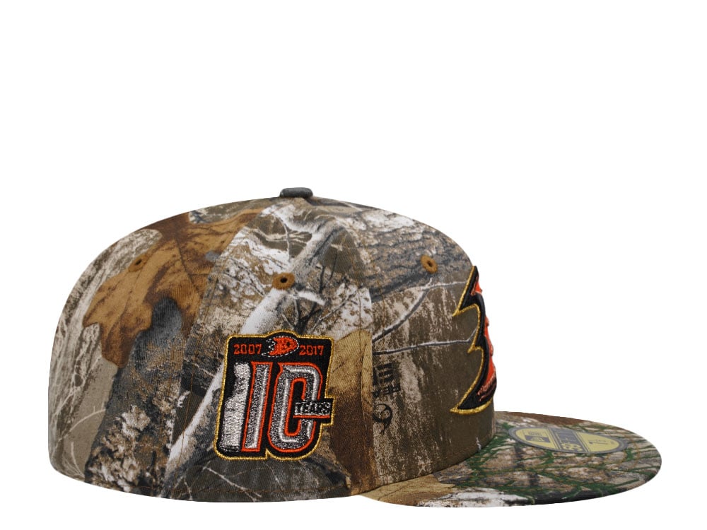 New Era Anaheim Ducks 10th Anniversary Realtree Edition 59Fifty Fitted Cap