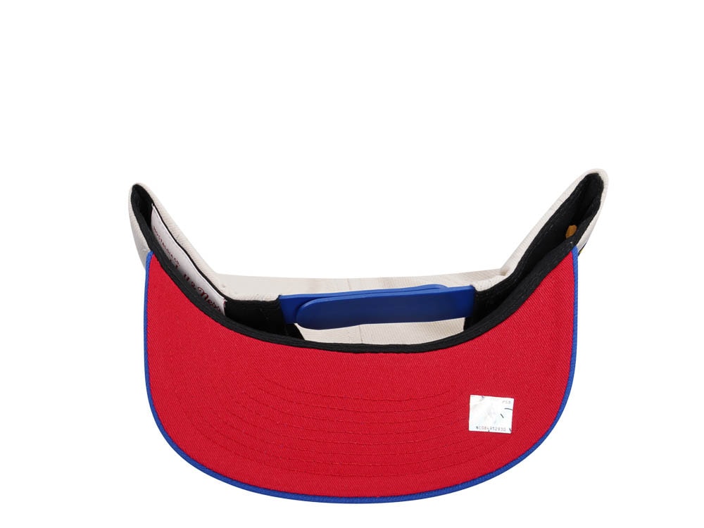 Mitchell & Ness Denver Nuggets Sail Off White Two Tone Snapback Cap