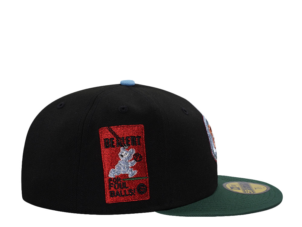 New Era Chicago Cubs Stay Alert Black Two Tone Edition 59Fifty Fitted Cap