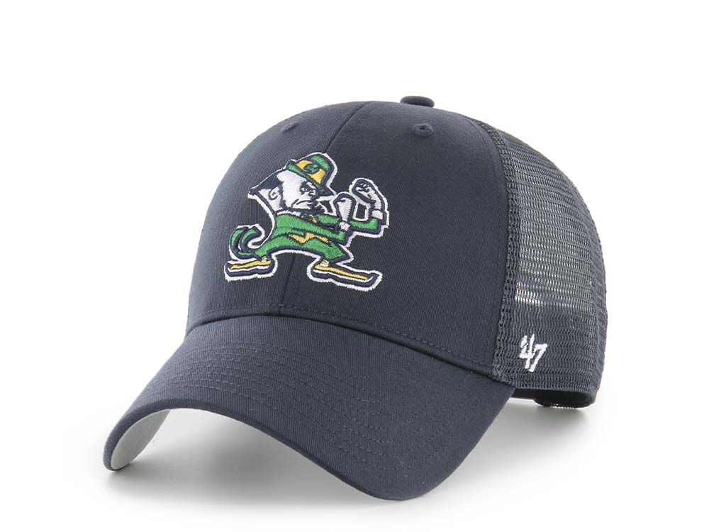 47Brand Notre Dame Fighting Irish Navy Trucker MVP Snapback Cap