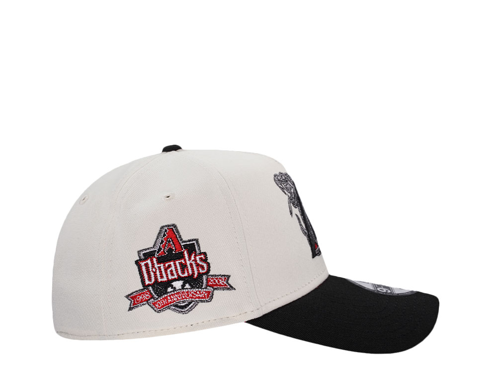 New Era Arizona Diamondbacks 10th Anniversary Chrome Two Tone Prime Edition 9Forty A Frame Snapback Cap