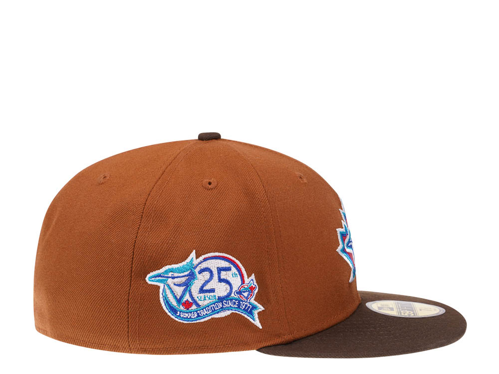 New Era Toronto Blue Jays 25th Anniversary Bourbon and Suede Edition 59Fifty Fitted Cap