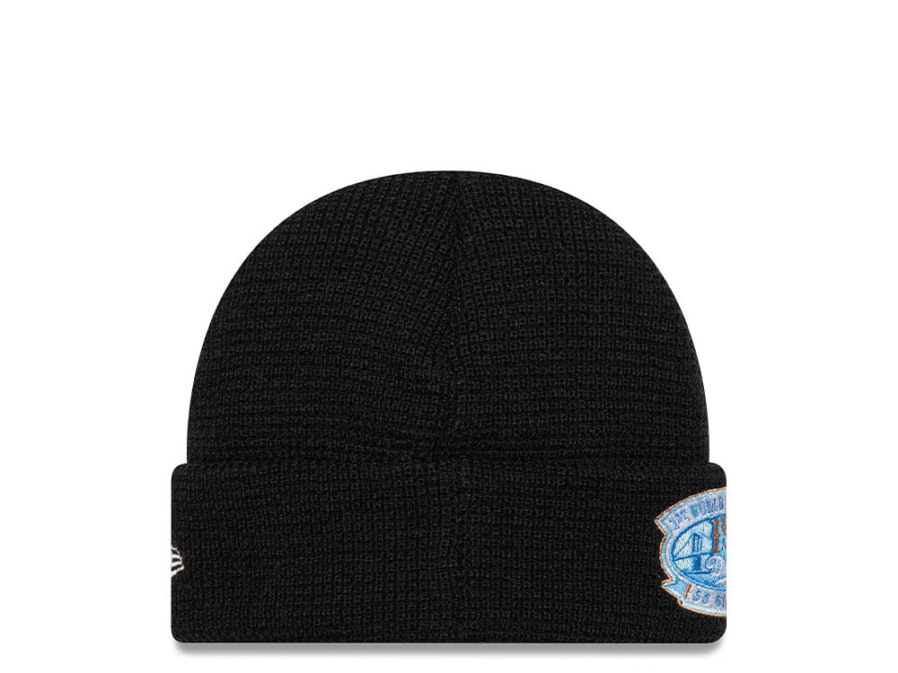 New Era Los Angeles Dodgers 1st World Champion 1955 Short Cuff Beanie Black Knit