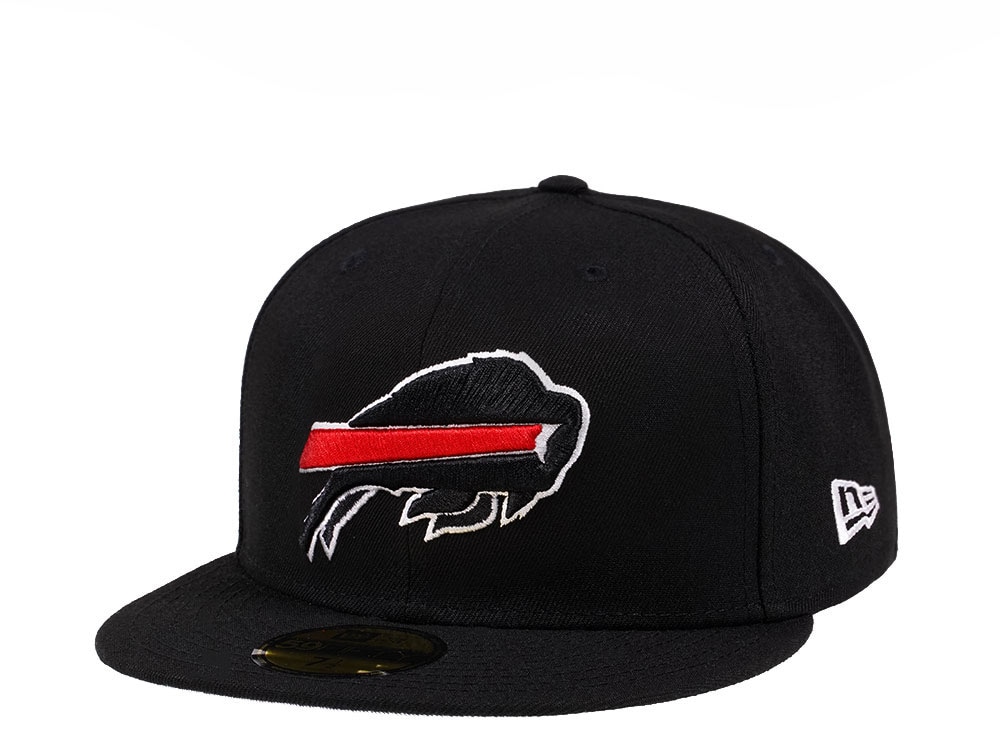 New Era Buffalo Bills Black Crimson Collection 59Fifty Fitted Cap