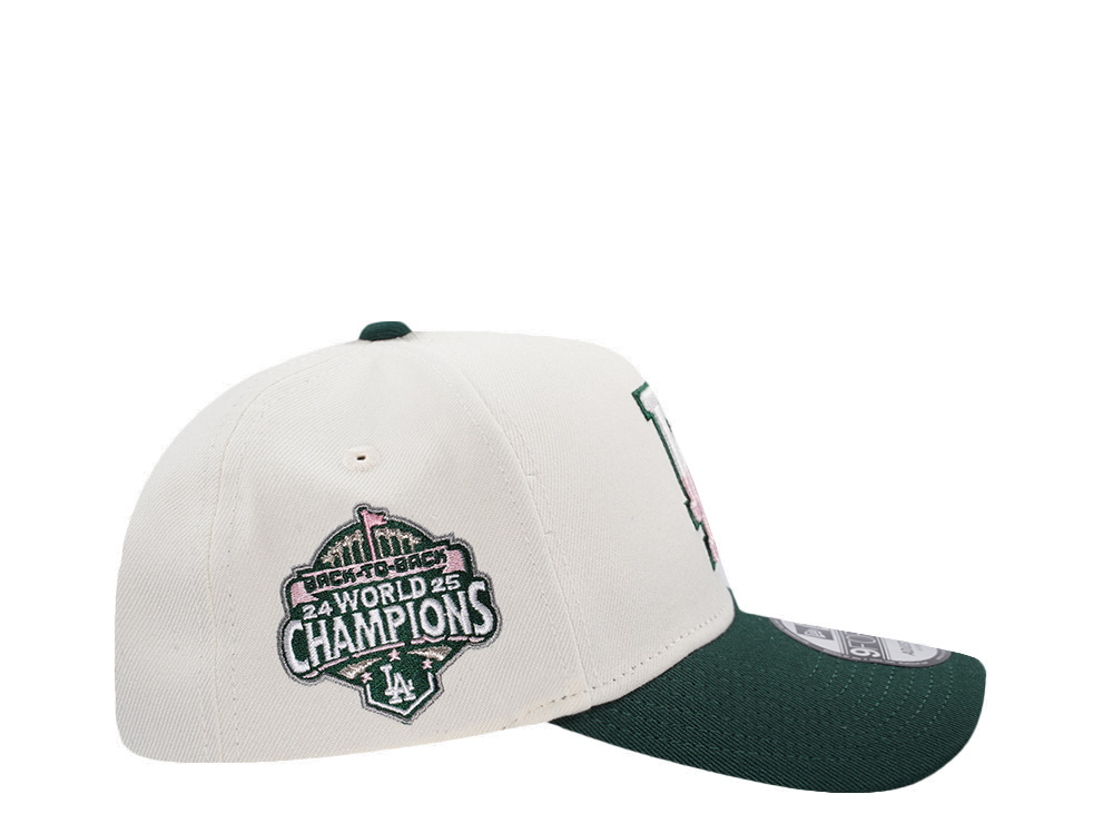 New Era Los Angeles Dodgers Back to Back Champions Chrome Two Tone Edition 9Forty A Frame Snapback Cap