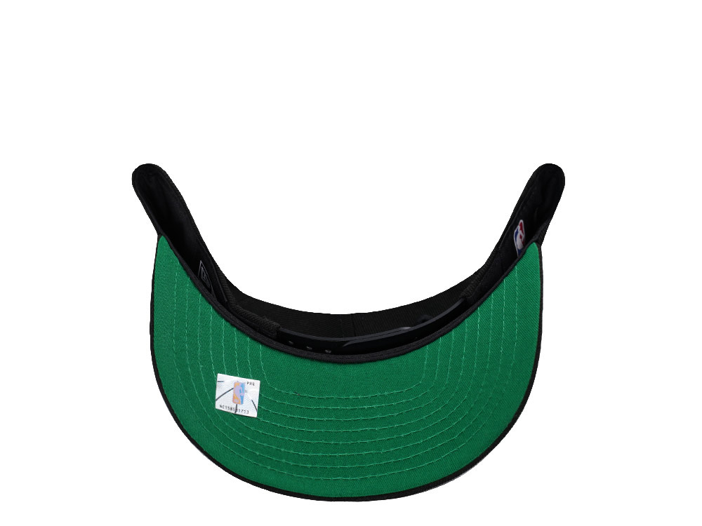 New Era  Boston Celtics Black Metallic Green A Frame 9Fifty Snapback Cap