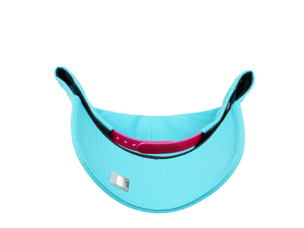New Era Miami Heat Vice Edition Teal 9Forty Snapback Cap