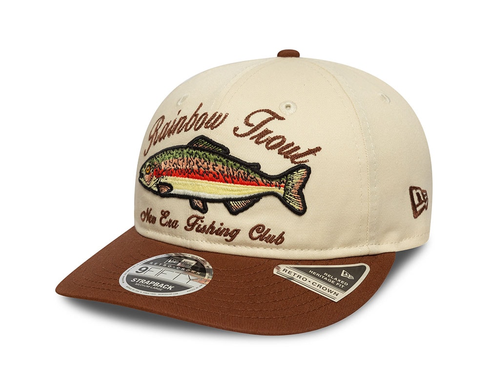New Era Rainbow Trout New Era Fishing Club 9Fifty Retro Crown Snapback Cap