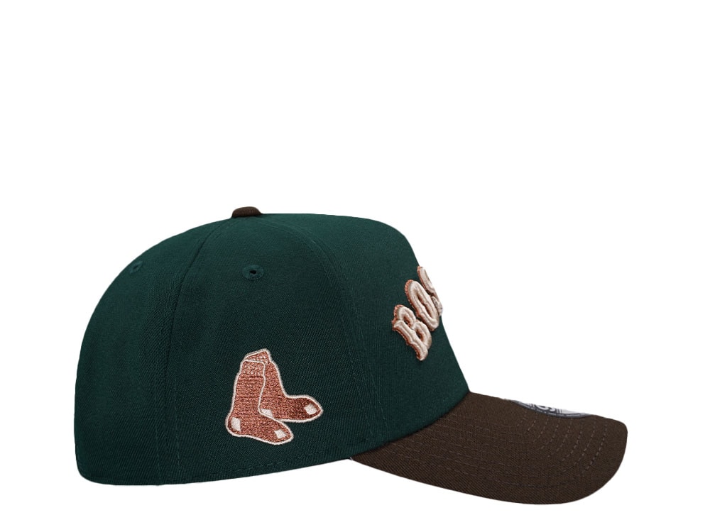 New Era Boston Red Sox Copper Two Tone 9Forty A Frame Snapback Cap