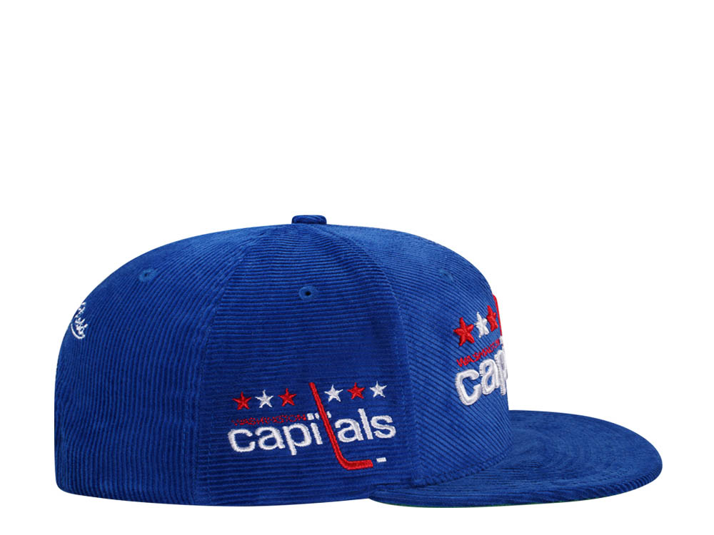 Mitchell & Ness Washington Capitals Blue Cord Vintage Snapback Cap