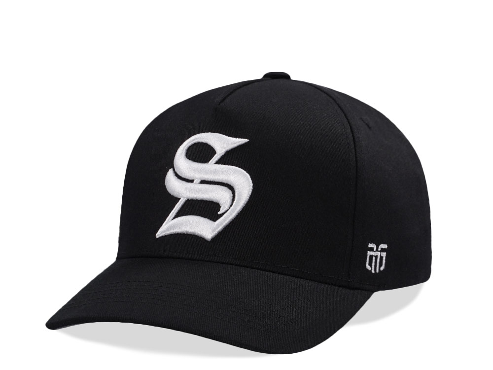 Parallel Union Old English Letter Logo S Snapback Cap
