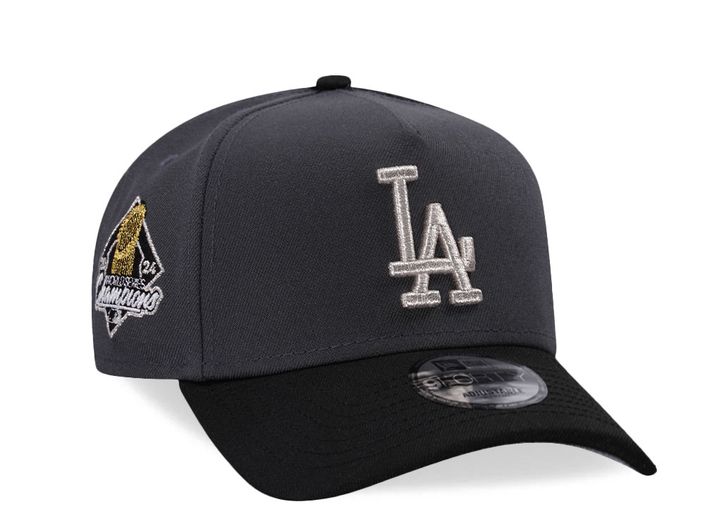 New Era Los Angeles Dodgers World Series 2024 Tarmac Two Tone Edition 9Forty A Frame Snapback Cap