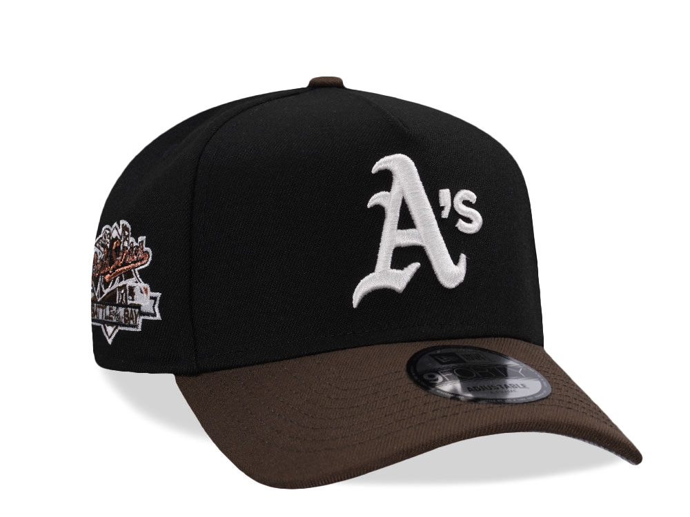 New Era Oakland Athletics World Series 1989 Walnut Two Tone Edition 9Forty A Frame Snapback Cap
