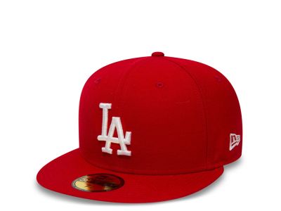New Era Los Angeles Dodgers Red 59Fifty Fitted Cap - Image 1